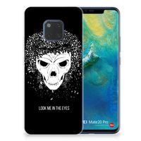 Silicone Back Case Huawei Mate 20 Pro Skull Hair - thumbnail