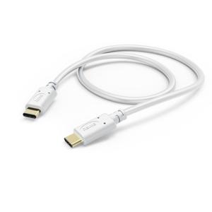 Hama USB-laadkabel USB 2.0 USB-C stekker, USB-C stekker 1.50 m Wit 00201592