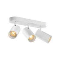 SLV ASTO TUBE Plafondlamp, plafondspot, opbouwlamp, binnenverlichting voor woonkamer, slaapkamer, keuken, hal, kinderkamer, aluminium, cilindrisch, max. 3 x 10 W, wit