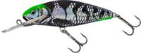 Salmo Perch Deep Runner 8cm Holographic Dark Green Head - thumbnail