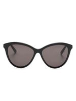 Saint Laurent Eyewear lunettes de soleil à monture papillon - Noir