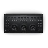 Blackmagic Design DaVinci Resolve Micro Color Panel with keyboard labeling in German