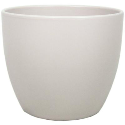 Floran Plantenpot - taupe - mat - keramiek - 17 x 15 cm - Plantenpotten