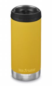 Klean Kanteen TKWide Isolatiefles 355 ml met koffiedop Geel