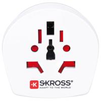 Skross 39768 netstekker adapter Universeel Type F Wit - thumbnail