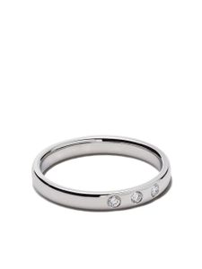 De Beers Jewellers anneau Platinum DB Classic - Argent