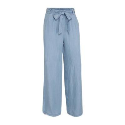 LOLALIZA wide leg palazzo broek lichtblauw