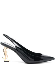 Saint Laurent escarpins Opyum 100 mm à bride arrière - Noir