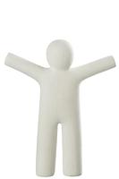 J-Line P'tit Maurice Ruw Finish Poly Gebroken Wit Large