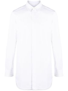 Jil Sander chemise en coton à manches longues - Blanc