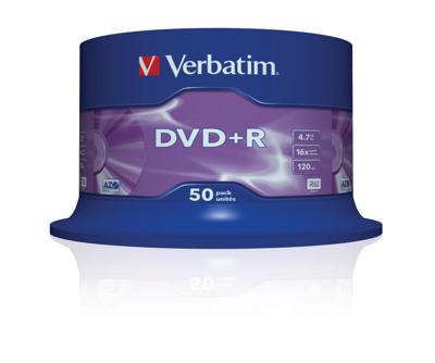 Verbatim 43550 DVD+R disc 4.7 GB 50 stuk(s) Spindel