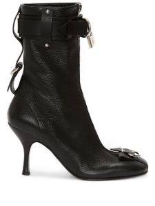 JW Anderson bottines à détails de cadenas - Noir