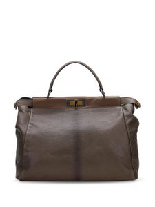 Fendi Pre-Owned grand sac à main Peekaboo Iconic - Marron