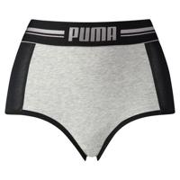 Puma Dames High Waist Short Zilver/Zwart -S