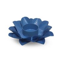 Lotus Kaarshouder Blauw  Keel Chakra - thumbnail