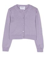 Simonetta cardigan en maille fine - Violet