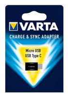 Varta USB 2.0 Adapter [1x USB-C stekker - 1x Micro-USB-bus] Charge & Sync Adap. - thumbnail