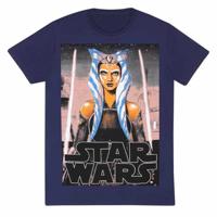 T-Shirt met Korte Mouwen Star Wars White Blades Blauw Uniseks