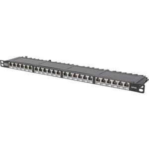 Digitus DN-91624S-SL-SH 24 poorten Netwerkpatchpaneel 483 mm (19) CAT 6 0.5 HE Ingericht