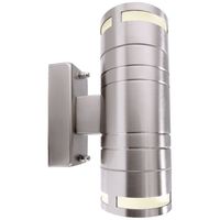 Deko Light Zilly II Up and Down 731010 Wandlamp GU10 RVS - thumbnail