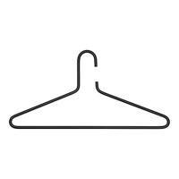 Spinder Design Senza VI kledinghanger, aluminium