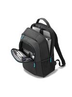 Dicota Spin Backpack 14-15.6 Laptoprugzak Geschikt voor max. (laptop): 39,6 cm (15,6) Zwart, Blauw - thumbnail