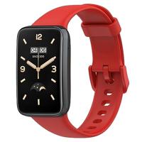 By Qubix - Siliconen sportbandje - Rood - Compatible met Xiaomi Smart band 7 Pro - Compatible Xiaomi bandje