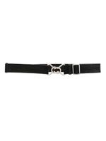 Gianfranco Ferré Pre-Owned ceinture à boucle logo (années 2000) - Noir