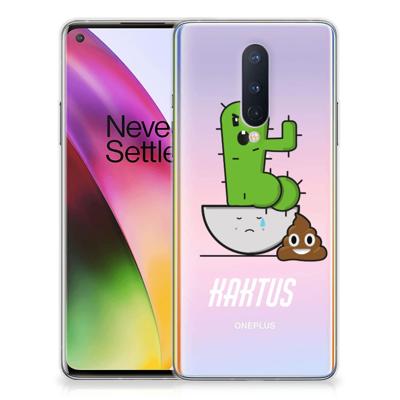 OnePlus 8 Telefoonhoesje met Naam Cactus Poo OnePlus 8 Telefoonhoesje met Naam Cactus Poo