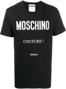 Moschino t-shirt Couture à logo - Noir