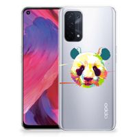 OPPO A74 5G | A54 5G Telefoonhoesje met Naam Panda Color - thumbnail