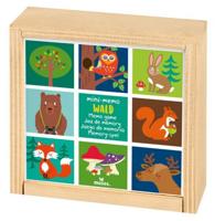 Moses houten mini memory 9,3 cm bosdieren