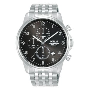 Lorus RM335JX9 Horloge Chronograaf staal zilverkleurig-zwart 43 mm