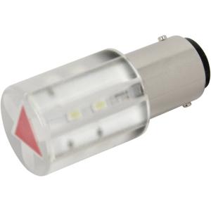 CML 18560350 LED-signaallamp Rood BA15d 24 V/DC, 24 V/AC 1300 mcd