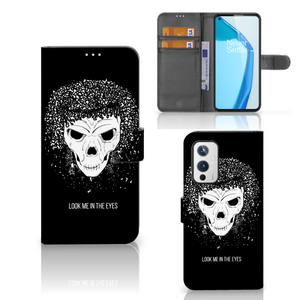 Telefoonhoesje met Naam OnePlus 9 Skull Hair