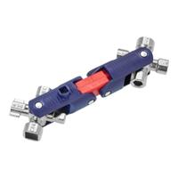 KNIPEX 00 11 06 V04 universele sleutel JointKey Quadro voor gangbare afsluitsystemen 161 mm