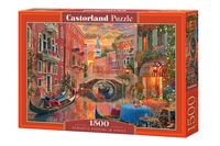 Romantic Evening in Venice Puzzel 1500 Stukjes - thumbnail