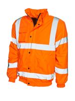 Uneek UC804 High Visibility Bomber Jacket - thumbnail