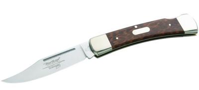 Hartkopf zakmes 20 cm RVS/hout zilver/bruin