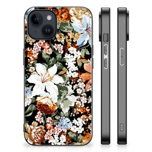 Bloemen Hoesje voor iPhone 15 Plus Dark Flowers