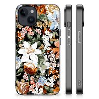 Bloemen Hoesje voor iPhone 15 Plus Dark Flowers - thumbnail