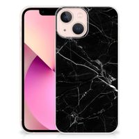 iPhone 13 mini TPU Siliconen Hoesje Marmer Zwart - Origineel Cadeau Vader - thumbnail