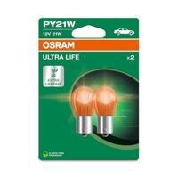OSRAM ULTRA LIFE, PY21W, Dubbele Blister, (2 lampen)