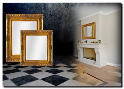 Barok spiegel met gouden lijst Liam