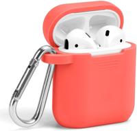 Lunso - Softcase cover hoes - AirPods 1 / 2 - Oranje