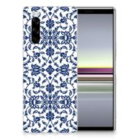 Sony Xperia 5 TPU Case Flower Blue