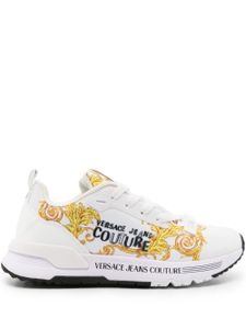 Versace Jeans Couture baskets à imprimé Dynamic Barocco - Blanc