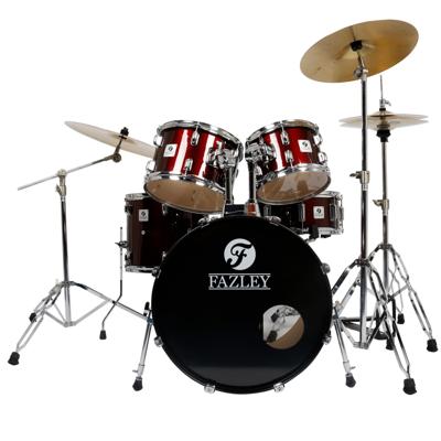 Fazley FDK-100 Spirit Plus Red drumstel inclusief bekkens