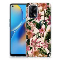 OPPO A74 4G TPU Case Flowers - thumbnail