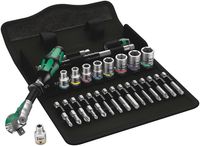 Wera 8100 SA 9 Zyklop Speed-ratelset, 1/4"-aandrijving, inch , 28 -delig - 1 stuk(s) - 05004019001